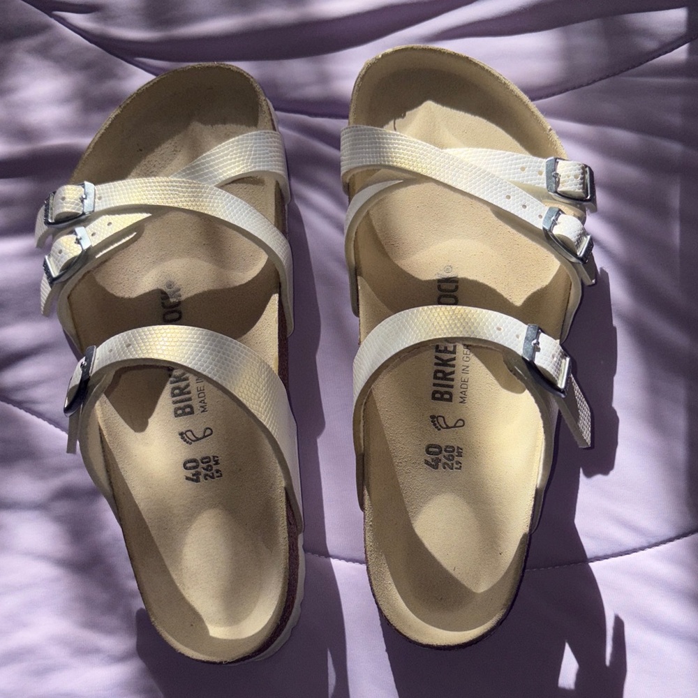 Birkenstock Women's White Sandals